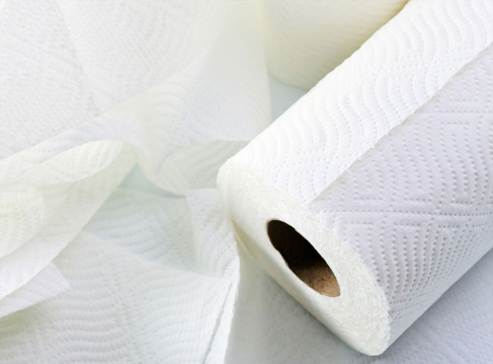 Tissue waste paper